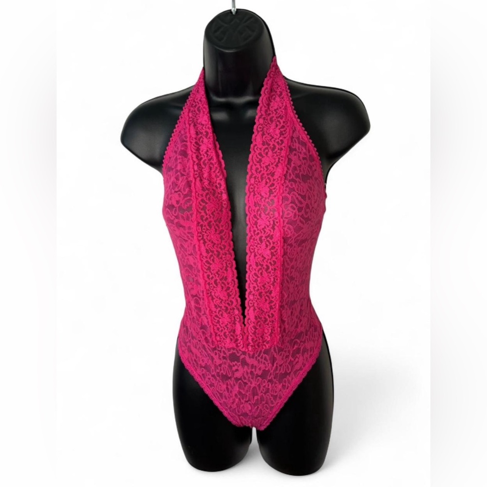 Victoria's Secret Pink Lace Bodysuit